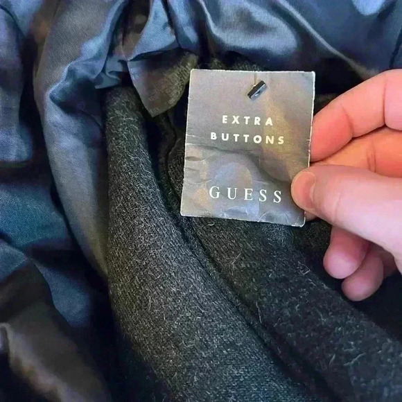 New Old Stock Vintage Guess Men's leather jacket. GUESS  L - Picture 2 of 11